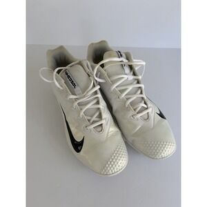 Nike Vapor Edge Speed 360 2 Size 12 White Irridescent Football Cleats